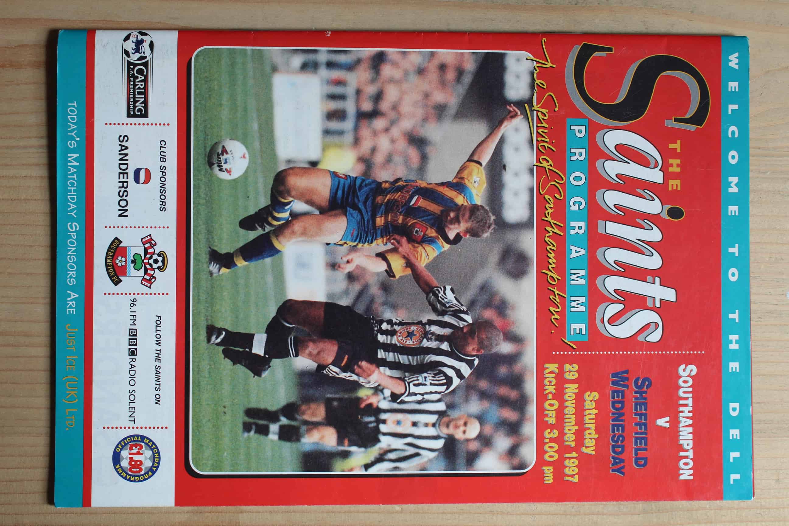 Southampton FC v Sheffield Wednesday FC 